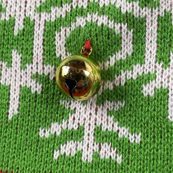 Men’s Ugly Christmas Sweater Vest Sam Samuel Adams Beer Jingle Bells Medium - Picture 5 of 7